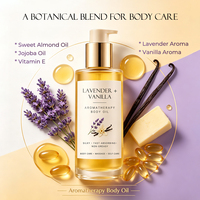 Huile Corporelle Lavande Vanille Marque Blanche Hydratante Peaux Sèches Non Grasse Huile de Massage Aromathérapie