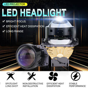 Faros Delanteros Bi-LED E8 de Alta Potencia 75W, 7500lm, Forma de Bombilla H4, Temperatura de Color 6000K, Lámpara Antiniebla LED de Aluminio, 12V, Luz Alta y Baja - Product Image 5