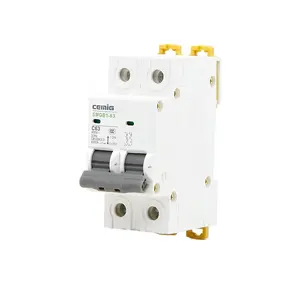 Cemig Mini circuit breaker 2P MCB SMGB1-63 1A/2A/3A/6A/10A/16A/20A/25A/32A/40A/50A/63A Thermomagnetic Type for Power Protection