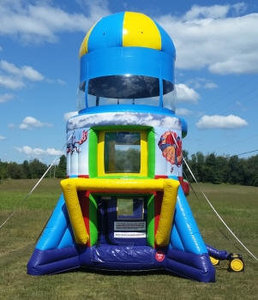 Rocket Rides Team Building Games Structure Chine Achat professionnel Location bon marché <span class=keywords><strong>Parc</strong></span> <span class=keywords><strong>d</strong></span>'attractions <span class=keywords><strong>Jeu</strong></span> de parachute gonflable - Product Image 3