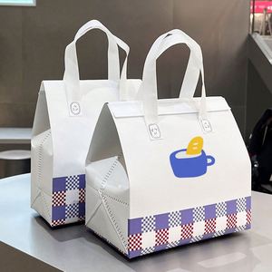 Sac isotherme personnalisé en non-tissé, sac isotherme réutilisable, sac isotherme surdimensionné, sac à lunch robuste, sac à emporter jetable - Product Image 1