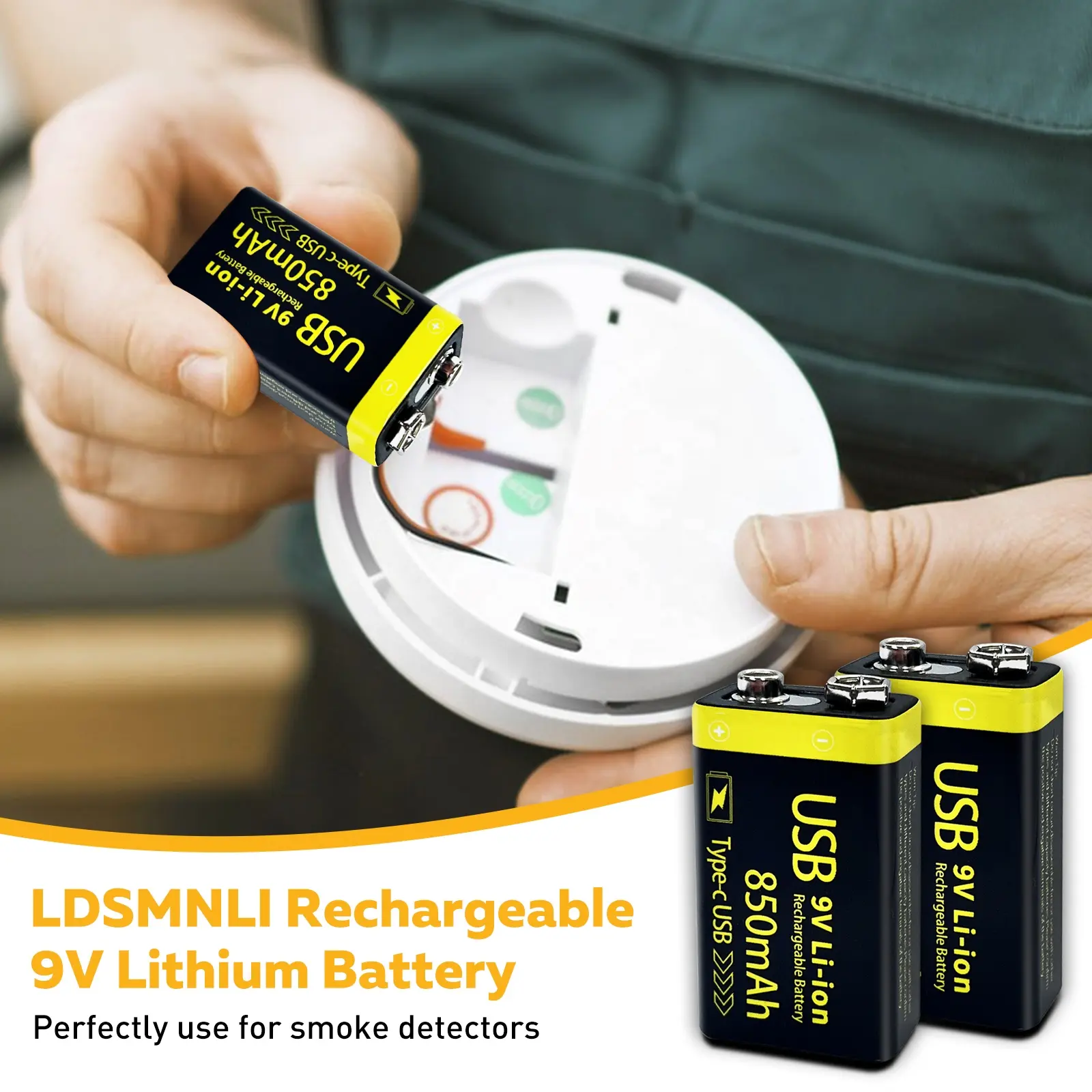Groothandel Kleine Cel Oplader 9 Volt Usb Oplaadbare Draagbare Lithium Batterij Voor Elektrische Heftrucks Ce Certificering