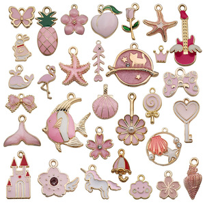 31 pièces usine en gros belle belle breloques pendentif accessoires <span class=keywords><strong>pour</strong></span> bricolage boucle d'oreille Bracelet faisant des bijoux - Product Image 3