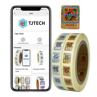 14*18mm Anti-Contrefaçon QR Code Étiquettes Original Hologramme Sécurité Véritable Étiquette Authenticité Requête Autocollants Inviolables