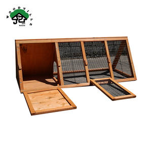 <span class=keywords><strong>Clapier</strong></span> à lapins en <span class=keywords><strong>bois</strong></span> Jardin Extérieur Bunny House Triangle Cage en <span class=keywords><strong>bois</strong></span> avec maille - Product Image 1