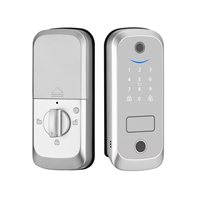 Elock Es450f Houten Deurfabriek Direct Slim Nachtslot Met App-Bediening Tijdelijk Wachtwoord Slim Deurslot