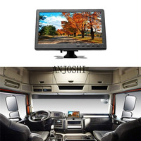 Monitor HD de 10.1 Pulgadas para Mini TV, Reproductor de Video para Auto, TFT LCD para Cámara de Reversa, Sistema de Seguridad para el Hogar con Altavoz, BNC/AVI/VGA/HD&MI