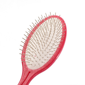 Peigne à cheveux ovale à paillettes, coussin en nylon, portable, pour usage général - Product Image 2