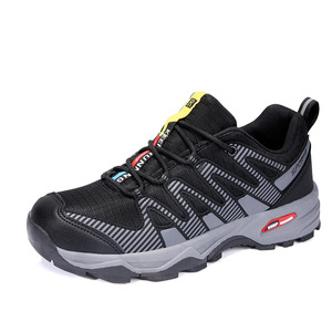 Chaussures de randonnée pour hommes, tige synthétique, doublure en mesh, semelle extérieure en caoutchouc, respirantes, toutes saisons, taille 13, bout fermé, trekking en plein air - Product Image 3