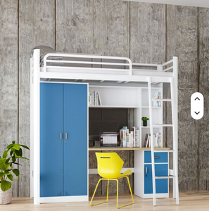 <span class=keywords><strong>Lit</strong></span> <span class=keywords><strong>superposé</strong></span> en acier pour adultes, dortoir universitaire, appartement étudiant, <span class=keywords><strong>lit</strong></span> mezzanine en acier, armoire, <span class=keywords><strong>bureau</strong></span> et casier <span class=keywords><strong>pas</strong></span> <span class=keywords><strong>cher</strong></span> - Product Image 5