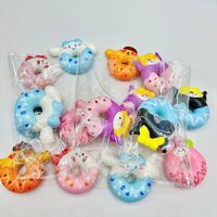 Jouets moelleux en forme de donut, jouet à presser mignon en PU pour enfants, anti-stress, boîte surprise, petites figurines, vente en gros disponible