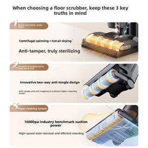 Aspiradora y Fregadora de Pisos <span class=keywords><strong>Dreame</strong></span> <span class=keywords><strong>H12</strong></span> <span class=keywords><strong>Pro</strong></span> Plus, Inalámbrica e Inteligente con Motor sin Escobillas para el Hogar - Product Image 3