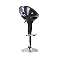 Chaise de bar en ABS à hauteur réglable à bon prix avec base en métal chromé, tabouret de bar de fabrication chinoise