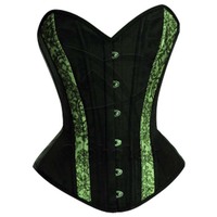 Corset amincissant pour femme, respirant, épais, style gothique, avec une seule baleine en acier, bordure personnalisée, décoration en dentelle et volants, pour tenue active