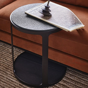 Mesa Auxiliar Moderna de Acero Inoxidable, Mesa de Centro de Lujo para Sala de Estar, Muebles de Diseño Italiano, Mesa de Cóctel Cuadrada - Product Image 4