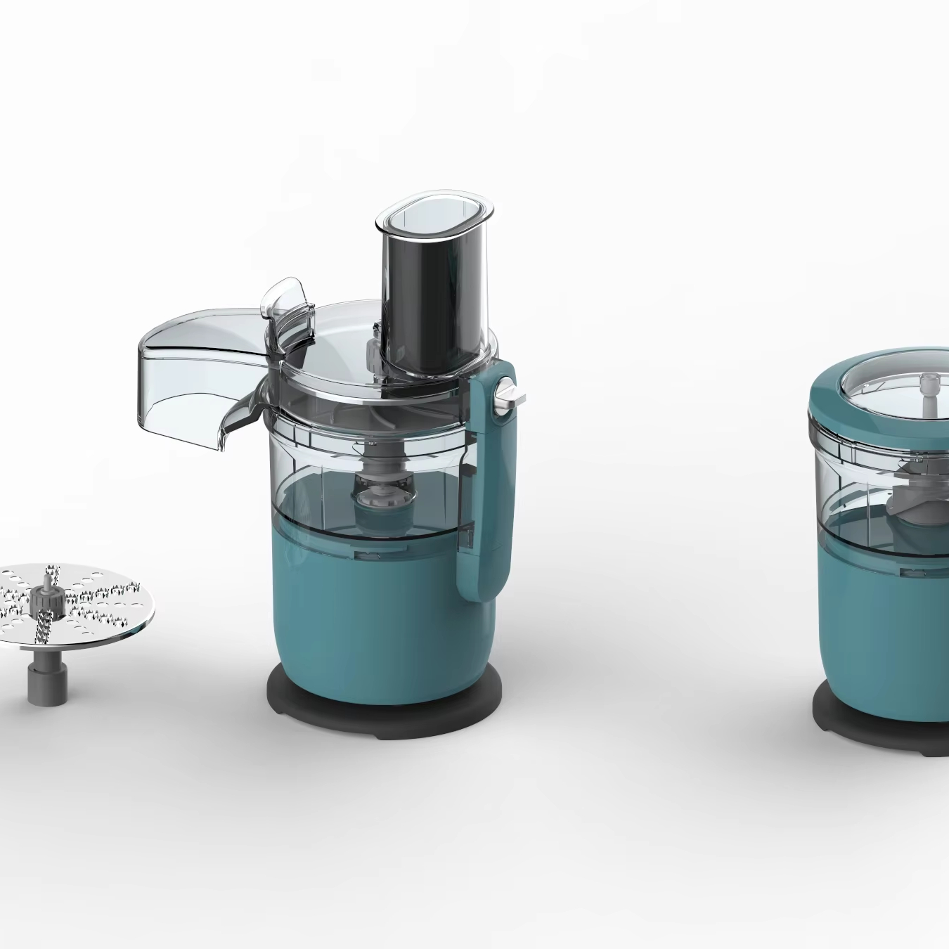 Electric Multifunctional Mini Food Processor with Portable Design for Household Chopper Grinder Shredder Slicer Mixer