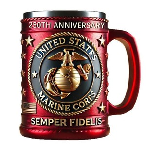Chope à bière en acier inoxydable avec poignée en résine antidérapante, cadeau idéal pour les fêtes - Product Image 5