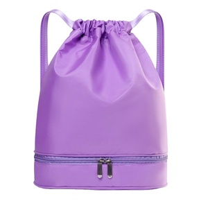 Wholesale Promotional Recycle Waterproof Friendly Oxford Drawstring Backpack Sport Gift <b>Bag</b> Custom Logo Printed - Product Image 1