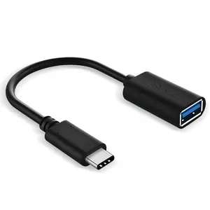 고속 충전 USB 3.0 커넥터 USB C 타입 수 대 USB A 암 OTG 어댑터 케이블