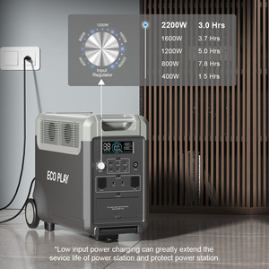Station d'alimentation portable LiFePO4 3600W 3840Wh OEM ODM d'usine d'origine, batterie externe, charge solaire AC pour voiture, usage domestique et camping - Product Image 2