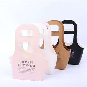 <b>Box</b> Packaging for Flower Arrangements <b>Box</b> Gift Kraft Paper Portable Flower Gift <b>Box</b> Waterproof Korean - Product Image 2