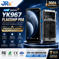 Terminal de données mobile intelligent YK967 Android 14 avec lecteur de codes-barres pour la logistique d'entrepôt, le contrôle des stocks et les dispositifs NFC RFID
