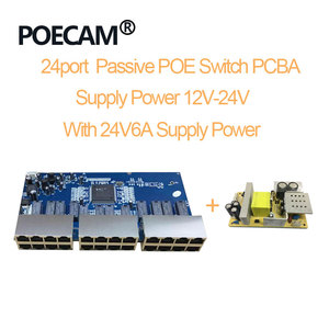 Switch PoE Pasivo de 24 Puertos y 24 V, 10/100 Mbps, 45+ 78-  Switch de Red PCBA para Aplicaciones de Cámaras IP y Pantallas LED - Product Image 6