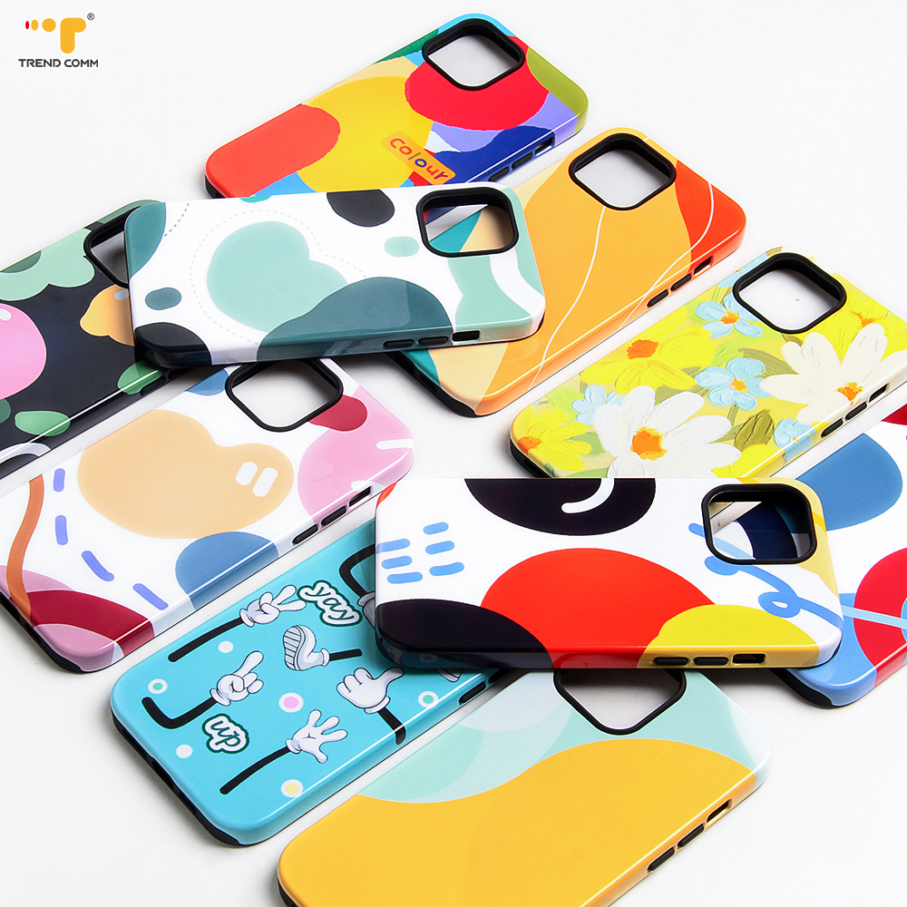 High quality sublimation case blanks customized mobile cell phone case cover hook for iphone 12 13 14 15 pro max