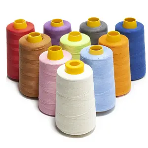 Colorful Polyester Sewing Thread 20/2 5000 Yards/cone with good raw material from Yizheng fabric