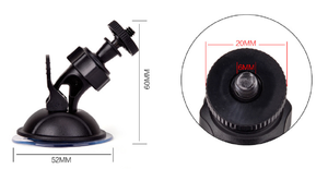 ขาตั้งกล้องแบบยึดกระจกรถยนต์ขนาดเล็ก 6 มม. สำหรับ GPS, DV, DVR และกล้องโกโปร - Product Image 6