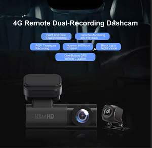 Nouvelle Caméra de Recul GPS 4G 2025 avec Carte SIM, Contrôle par Application Mobile, Diffusion en Direct, Caméra Unique, Caméra de Tableau de Bord Étanche - Product Image 2