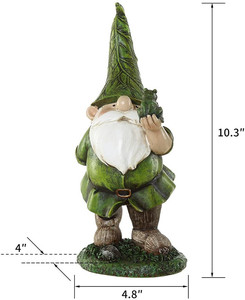 Statue de nom de <span class=keywords><strong>jardin</strong></span> en résine/résine, Statue décorative d'extérieur avec nom de grenouille - Product Image 3