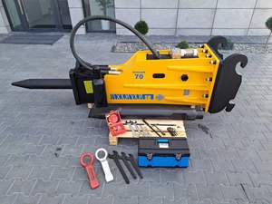 SOOSAN SB70 BOX TYPE Disjoncteur hydraulique disponible caractéristiques standard ciseau tuyau boîte à outils cylindre d'azote douze mois de garantie - Product Image 4