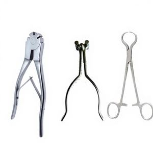 BISONS Juego de Instrumentos Quirúrgicos Ortopédicos Manuales de Acero Inoxidable al por Mayor: Doblador de Placas, Soporte para Huesos y Cortador - Product Image 1