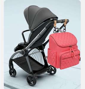 Sac à langer personnalisé tendance, grande capacité, portable, double épaule, sac à langer pour maman, lit bébé pliable, sac à dos pour biberon - Product Image 3