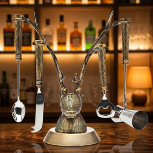 Top Sell 2025 Luxury Eco-Friendly <b>Bar</b> <b>Tool</b> Set with Stainless Steel and Polished Handle for <b>Bar</b> and Restaurant Use - Product Image 3