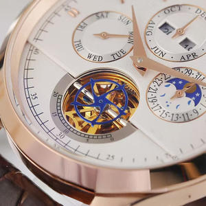 Regalos para Hombre, Reloj Automático con Cristal de Zafiro, Calendario Perpetuo, Fase Lunar, Día, Fecha, Mes y Año, con Gran Complicación y Tourbillon - Product Image 5