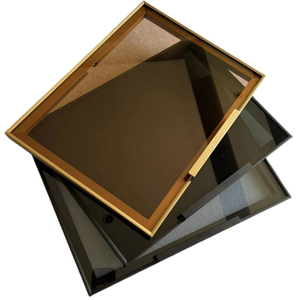 Modern Home Entry <b>Door</b> with Windproof Glass Fiberglass Nylon Screen <b>Netting</b> Wrought Iron Side Opening Painted Surface - Product Image 1