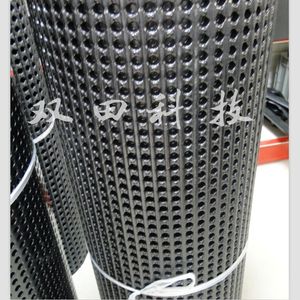 Sample-available <strong>Black</strong> HDPE HIPS Plastic Drainage Sheet Dimple <strong>Drain</strong> Cell <strong>Board</strong> for Road, Basement and Roofing Earthwork - Product Image 2