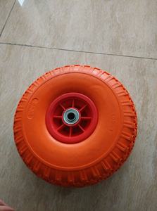 Roues de brouette en mousse PU sans plat de <span class=keywords><strong>10</strong></span> pouces chariot à outils du fabricant <span class=keywords><strong>4.00</strong></span>-4 avec roulement à billes nouvel état - Product Image 5