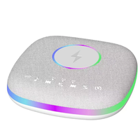 Nouveau produit : Lampe RGB à charge rapide sans fil 15W, haut-parleur intelligent de bureau avec Airplay, bruit blanc, Bluetooth sans fil - Nouveau produit