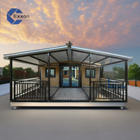 Maison en conteneur extensible 20 pieds 40 pieds Maison préfabriquée à bas prix avec salle de bain Cabane modulaire pliante Maisons préfabriquées avec CE