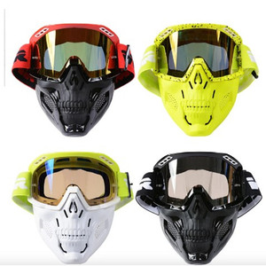 Casco de Motocicleta Todoterreno, Máscara Protectora <span class=keywords><strong>para</strong></span> Motocicleta, Gafas de Protección <span class=keywords><strong>para</strong></span> Conducción en Exteriores, Especial <span class=keywords><strong>para</strong></span> el Desierto - Product Image 1