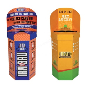 Lục giác hiển thị các tông đứng xách tay Dump bin cho cửa hàng phần cứng Showcase sàn siêu thị Rack hiển thị - Product Image 1