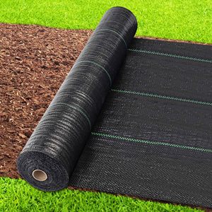Malla Antihierbas / Manta Plástica para Control de Malezas / Tela para Control de Malezas con Proceso de Tejido 120g Negra para Agricultura - Product Image 3
