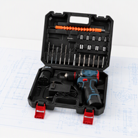 Perceuse électrique sans fil à double batterie 18V, moteur sans balais, puissance de perçage maximale 10mm, pour la décoration