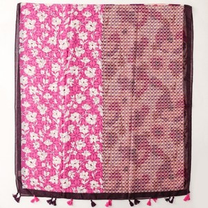 Summer Colorful Geometric Flower Printed Scarf for Women Head <b>Wraps</b> Shawls Lightweight Cotton Voile Floral <b>Beach</b> Cover Scarves - Product Image 5