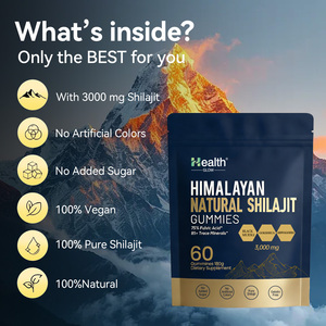 Gummies personnalisées Ashwagandha Shilajit 3000mg pour l'énergie, l'équilibre hormonal, la fertilité, l'humeur, adaptogène, végétaliennes, supplément OEM - Product Image 4