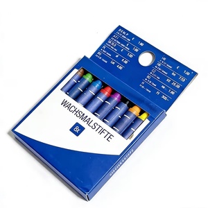 Crayones de Cera para Pintar, No Tóxicos, 8 Colores, Multicolores, Juego de Crayones Económicos para Niños, Venta al Por Mayor - Product Image 2