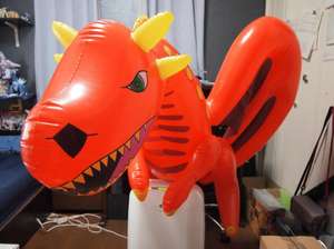 Bonecos Infláveis Personalizados de Dragão Vermelho em PVC de 1,5m. Mascote Inflável para Equipamentos de Publicidade - Product Image 6